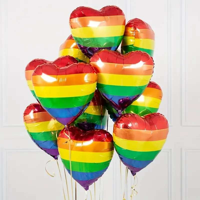 Tuti Rainbow Heart Balloons